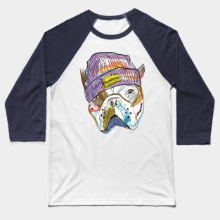 Watercolour Dog Baseball T-Shirt